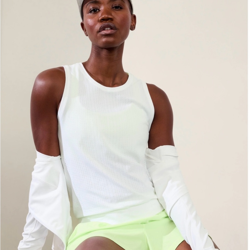 Athleta Women’s In Motion Seamless Tank Medium White